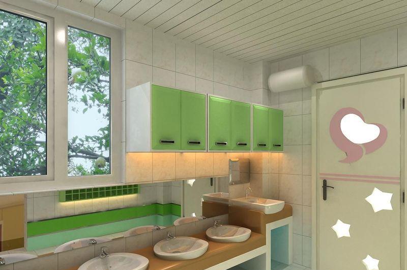 幼儿园盥洗室-5