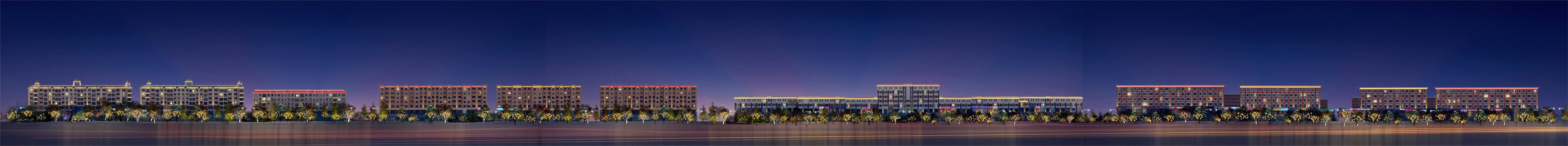 内蒙古乌拉特中旗夜景灯光亮化规划-8