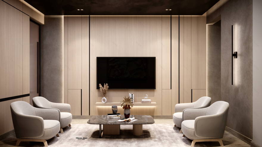 暗色调现代简约公寓丨M A S T E R-35