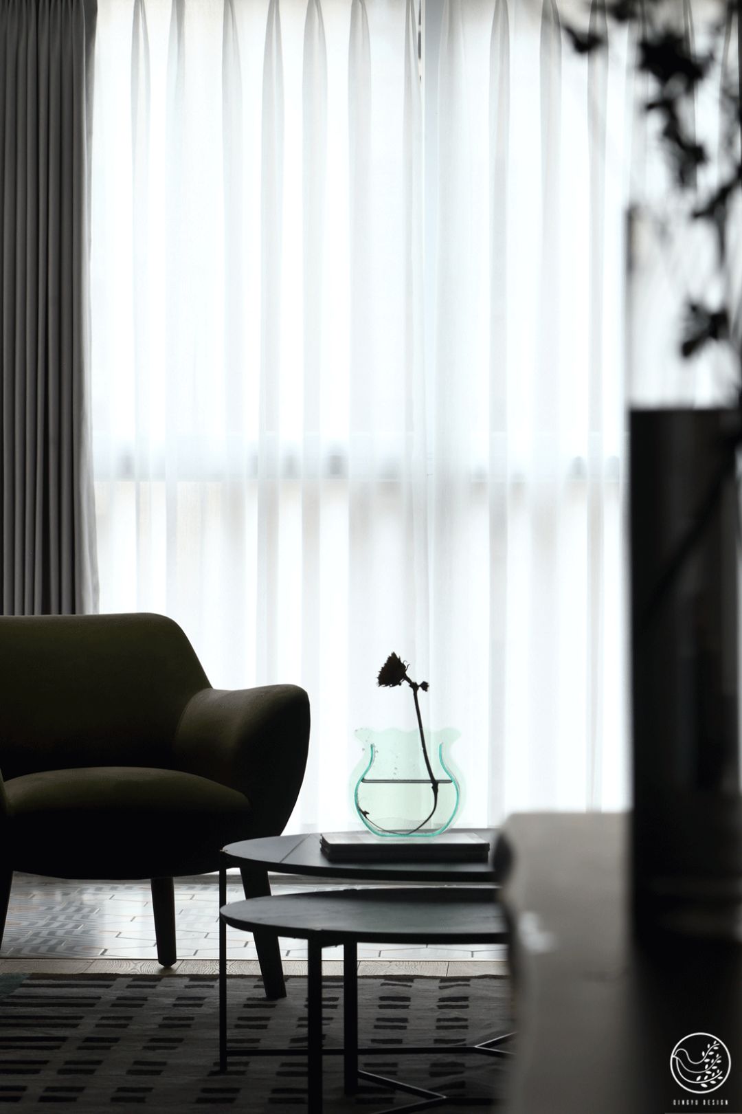 北欧风轻复古宅丨中国成都丨清羽设计-33