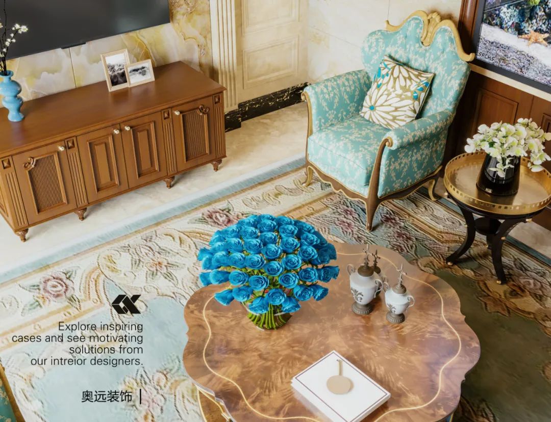 欧式奢华风洪港岸别墅,奥远空间设计诠释生活艺术-30
