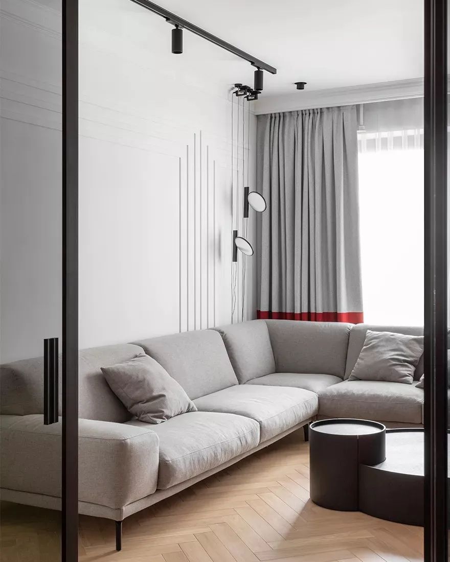 黑白魅力 · 120㎡艺术空间设计丨Alexandra Burmistrova-7