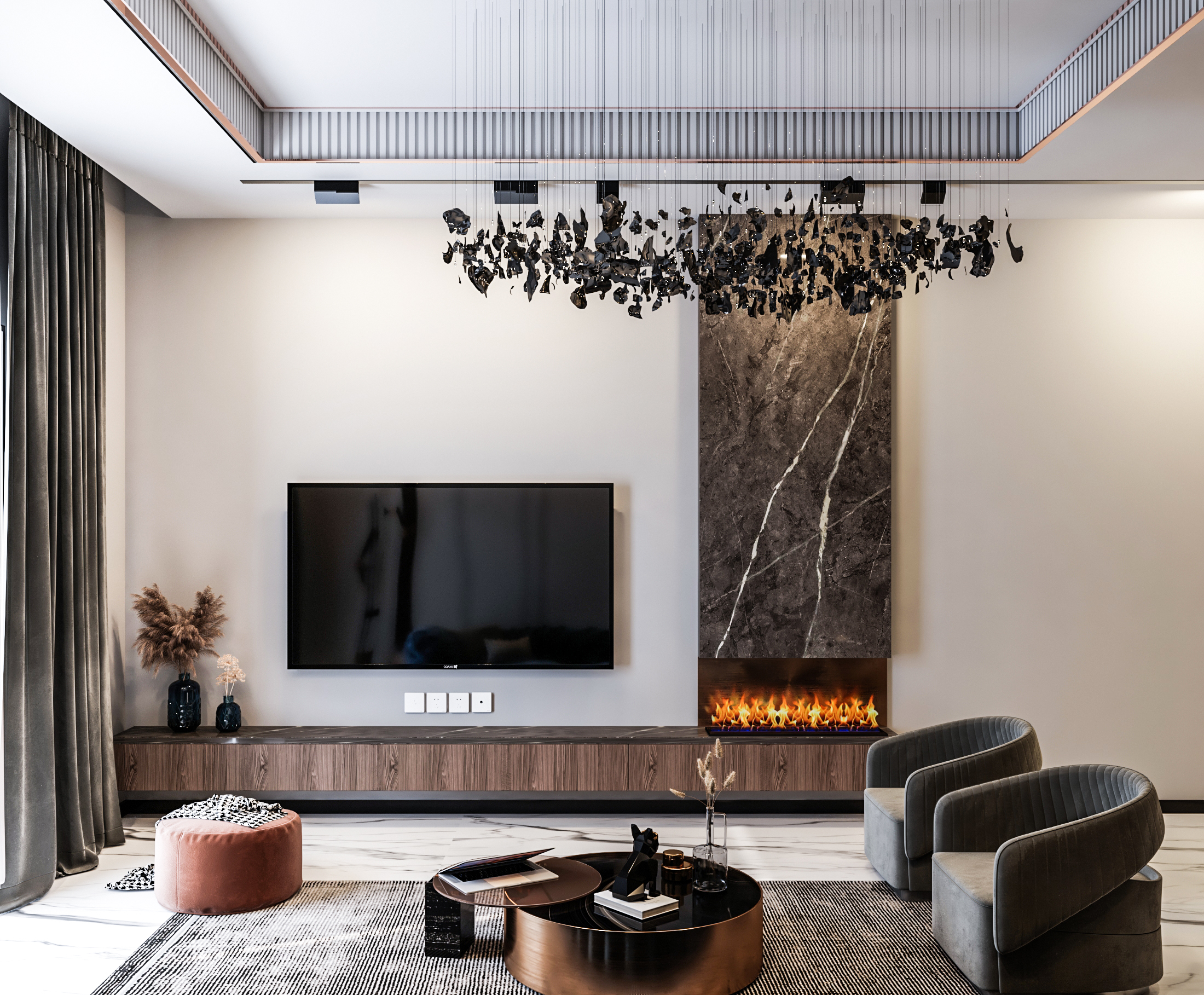 Neo classic Living & Dining-3