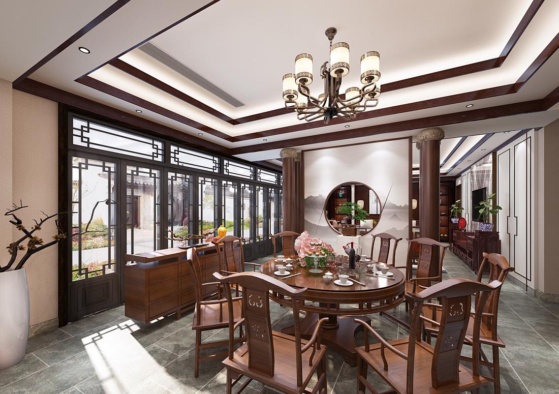 华润悦府中式风别墅-5