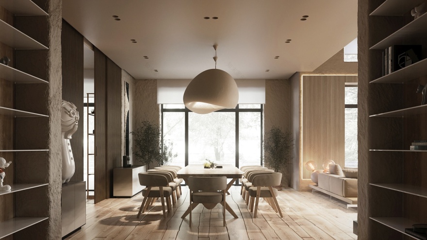 有点俏皮的工匠的家丨乌克兰基辅丨Sergey Makhno Architects-11