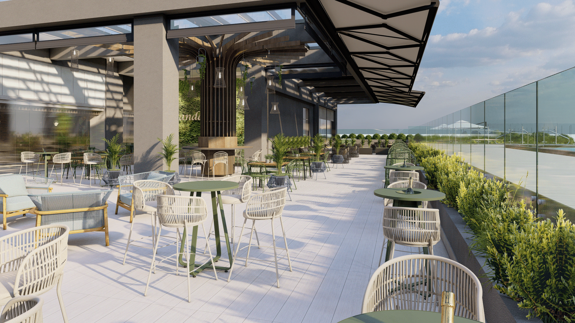 Novotel Viña 酒店露台室内设计丨智利丨Atelier Domh-18