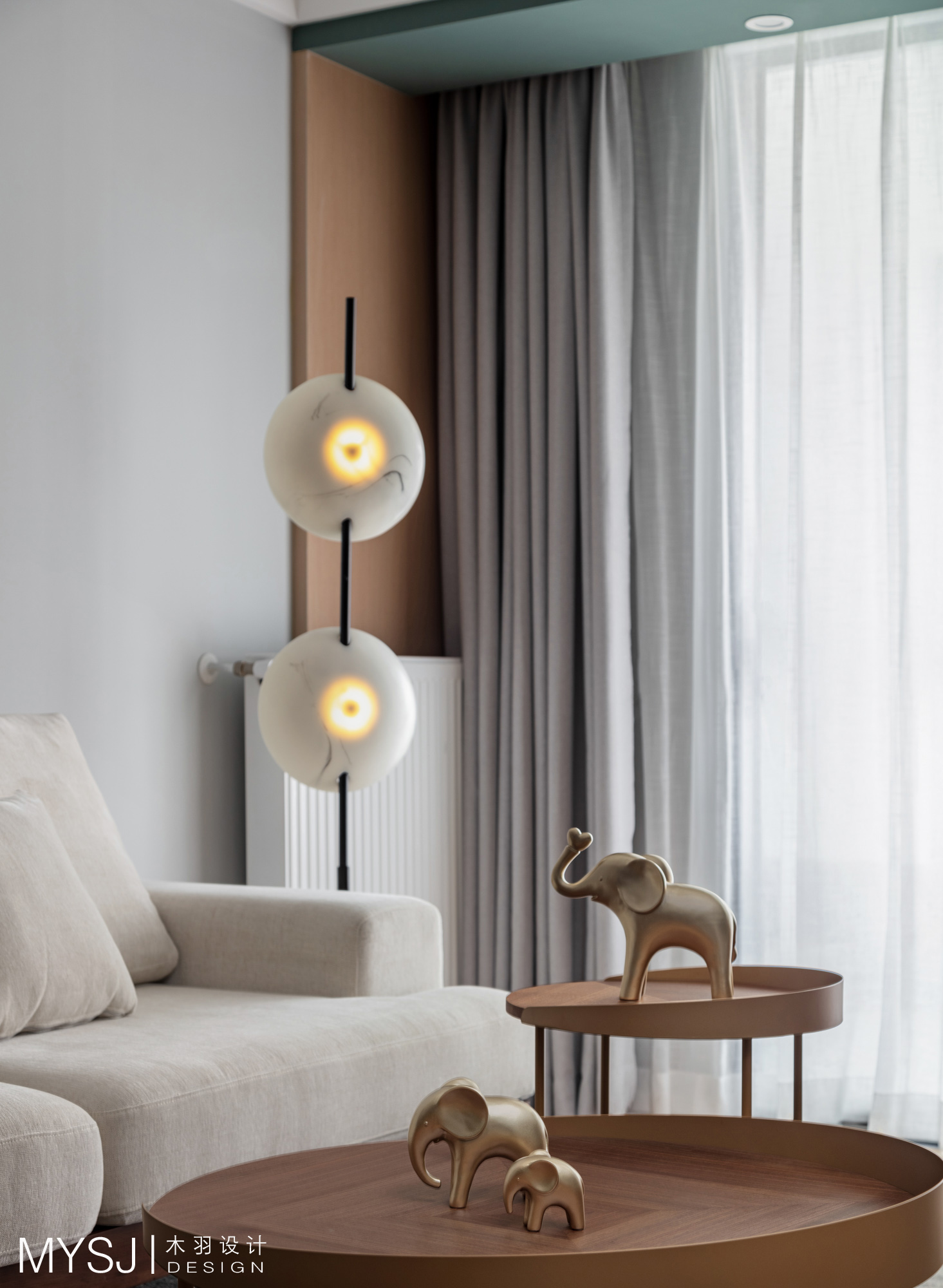 武汉木羽设计 | 140 平现代简约婚房，实现多功能需求-14