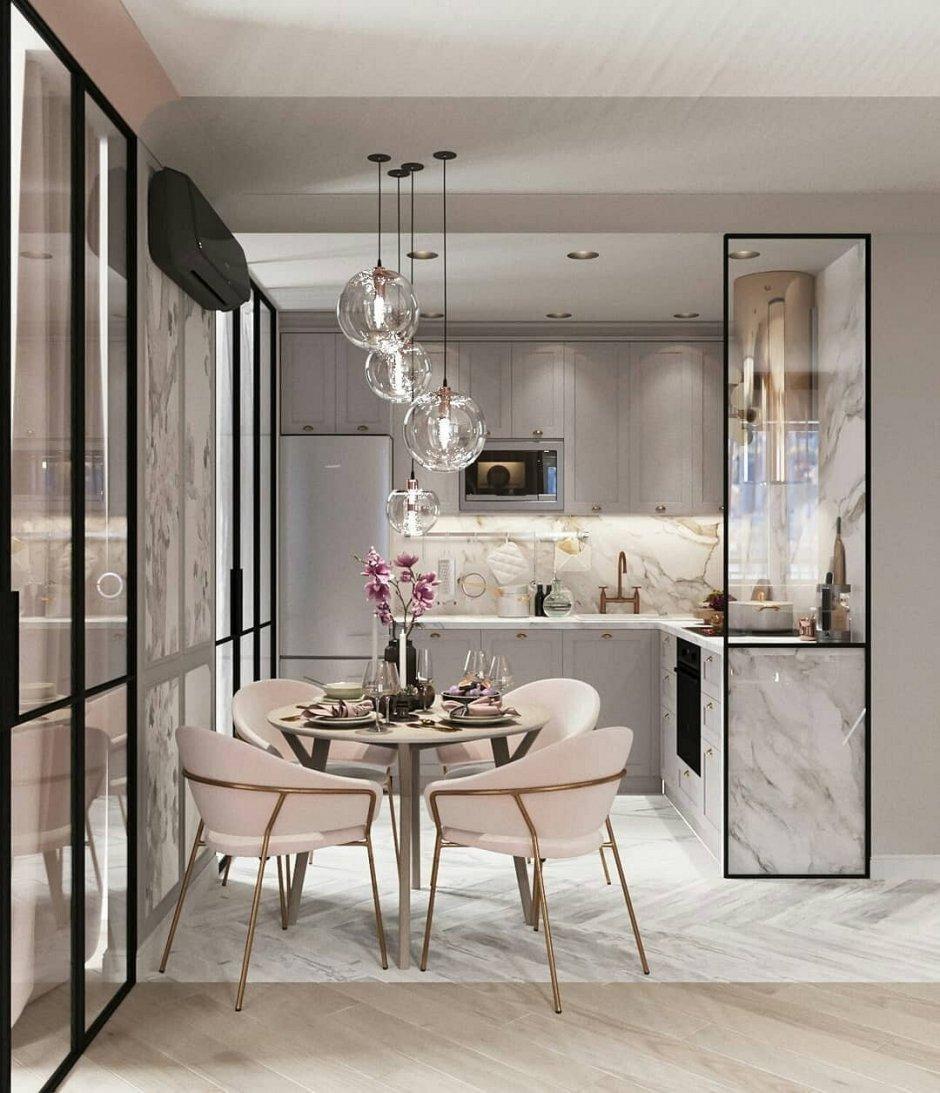 12平米厨房客厅一体化设计-134