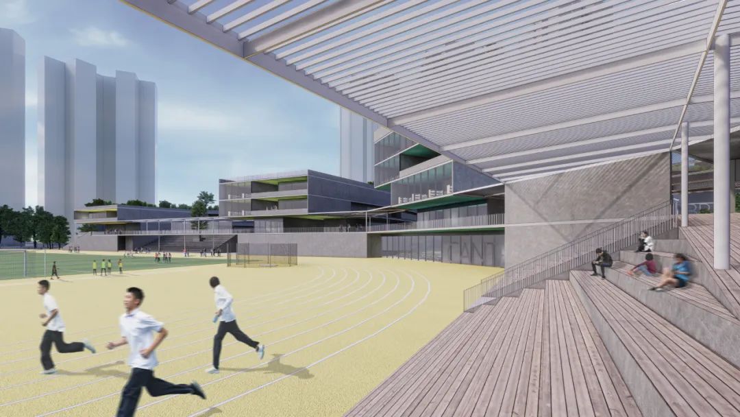 成都海洋路中学“都市绿洲”丨中国成都丨reMIX临界工作室-35