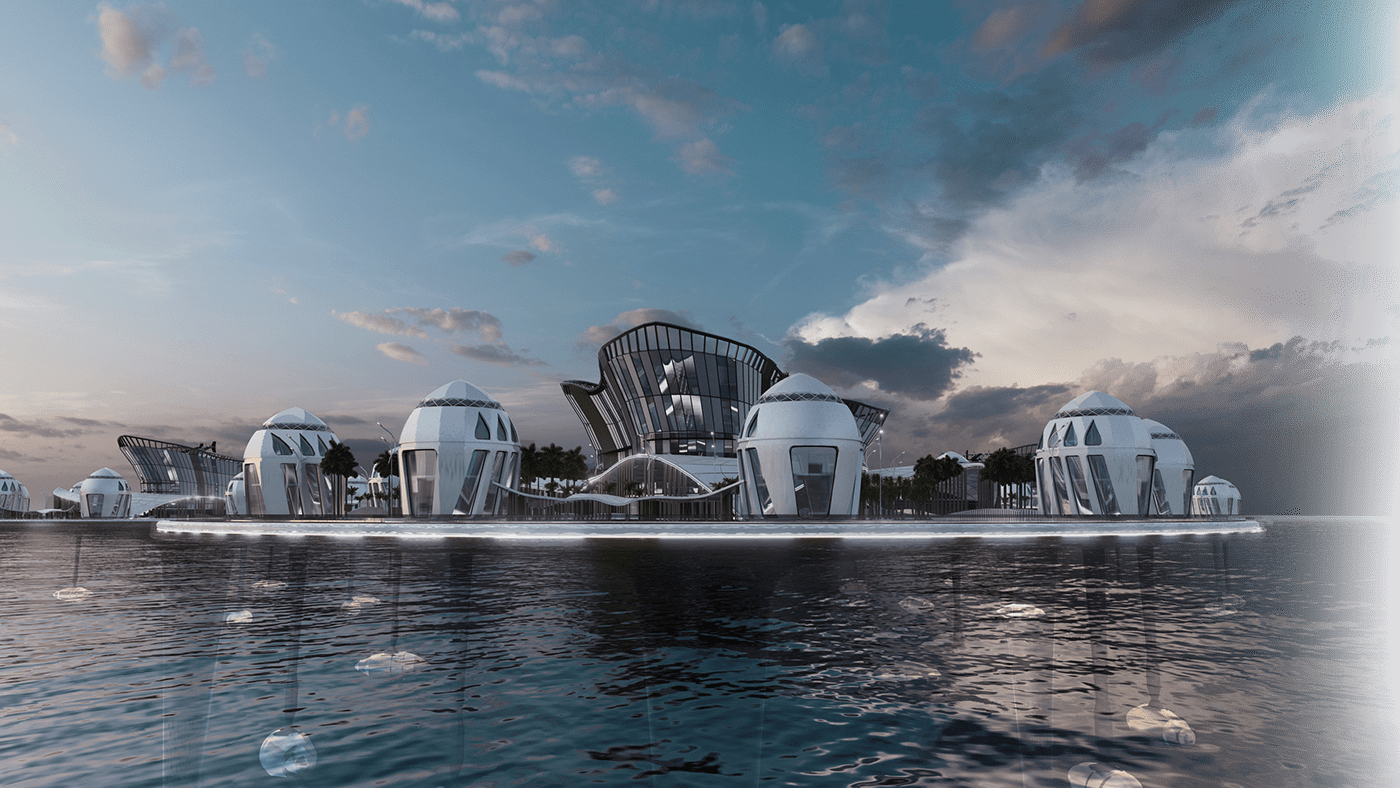 睡莲村 · 未来农村概念丨哈萨克斯坦丨SK.Y Architects-0