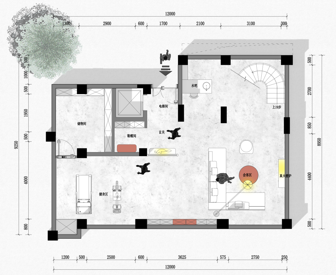 尚层大作——为爱筑巢，倾心打造400㎡意式浪漫婚房-134