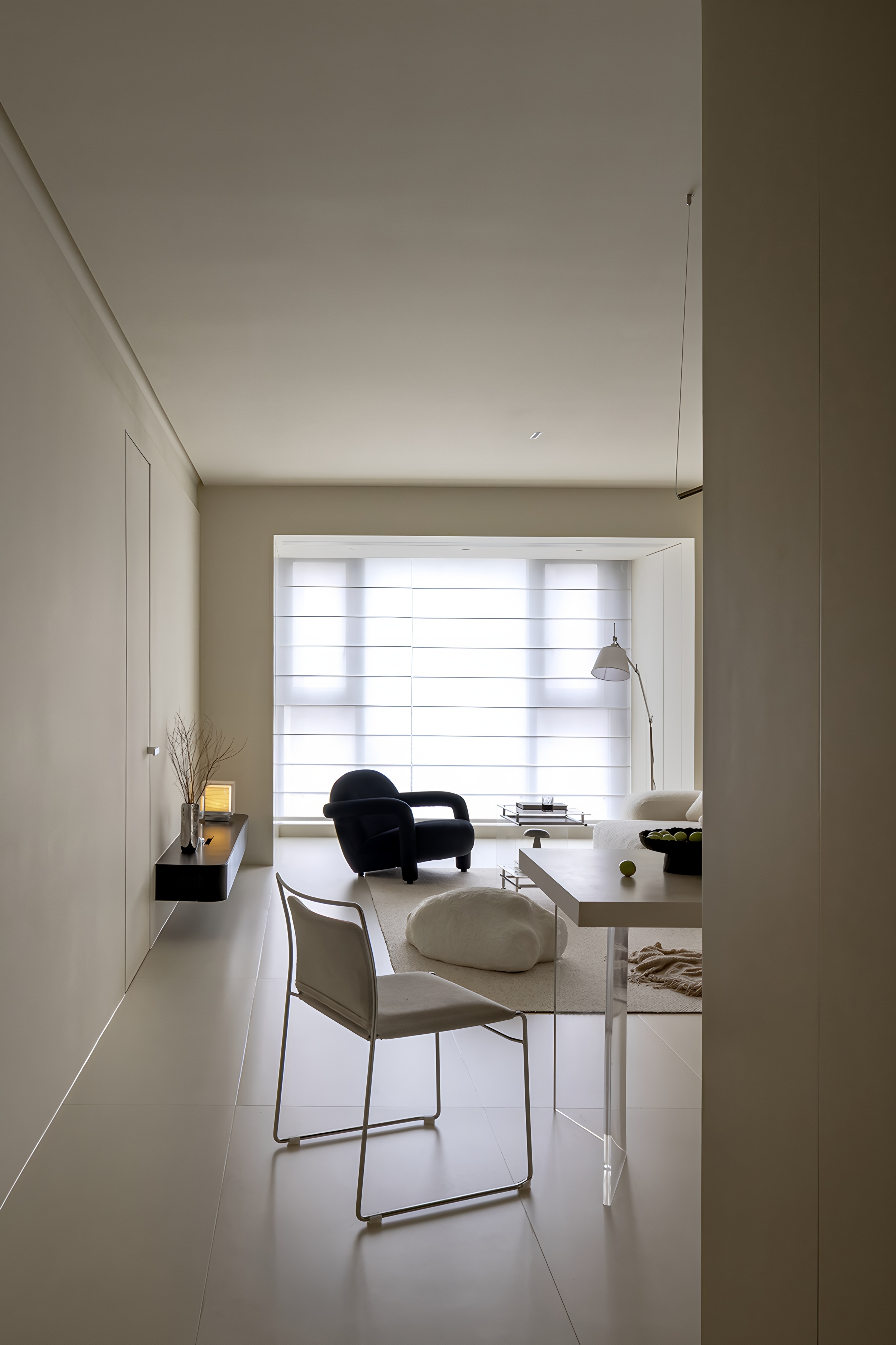 浙江温州135㎡极简基调丨中国温州丨邓德进设计-0