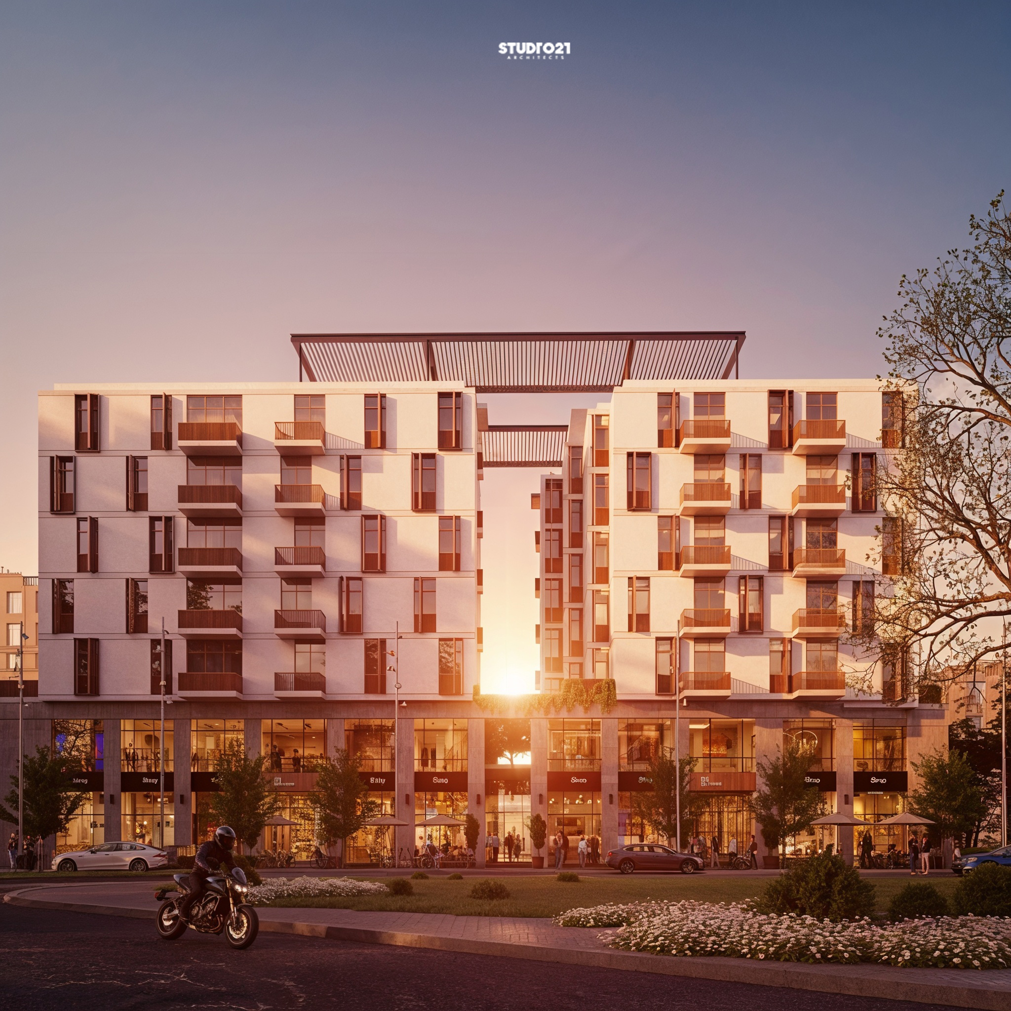 A modern mixed-use residential-6