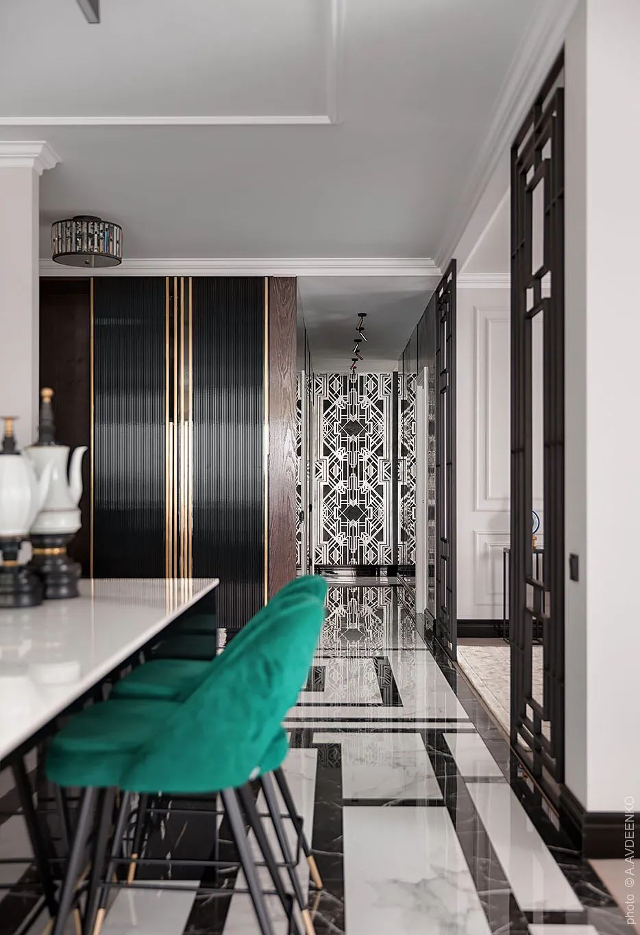 简约轻奢风，黄铜元素提升空间高级感-31