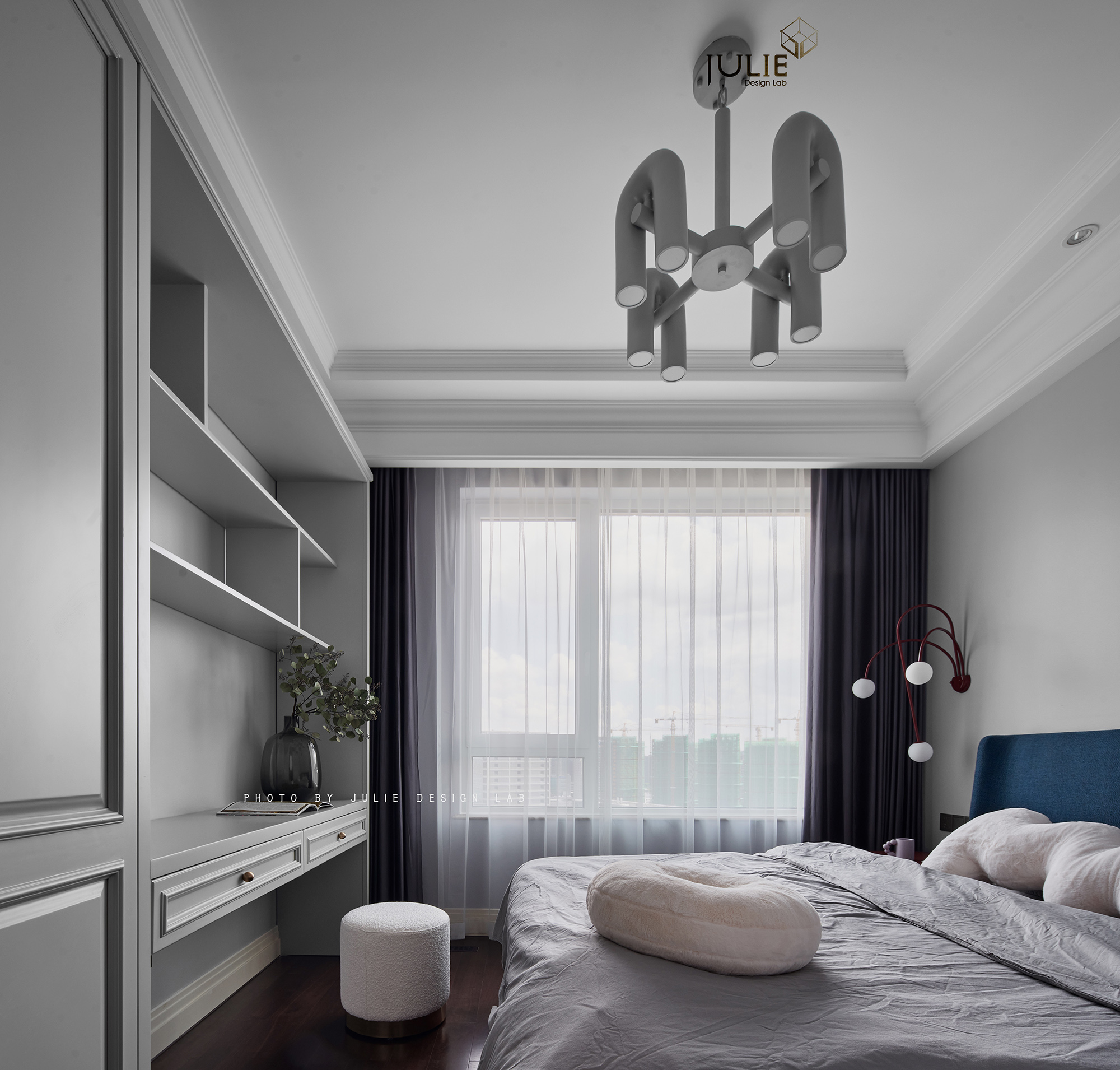 法式轻奢浪漫住宅设计丨中国杭州丨JULIE 软装设计-48