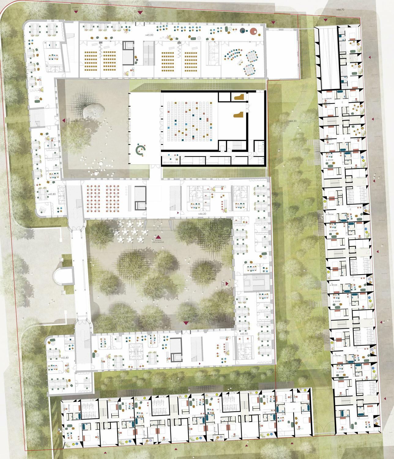 融合战后工业建筑与当代文化的德国 Colonia 社区中心-5