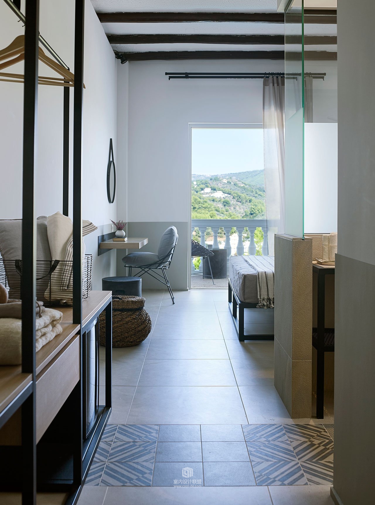 斯基亚索斯岛蓝光的爱琴狂想曲工作室石头和墙壁的酒店-8