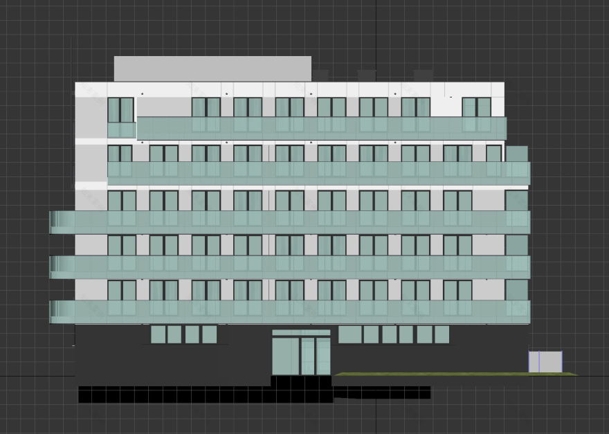 YSLAB公司3D低多边形建筑模型制作-22
