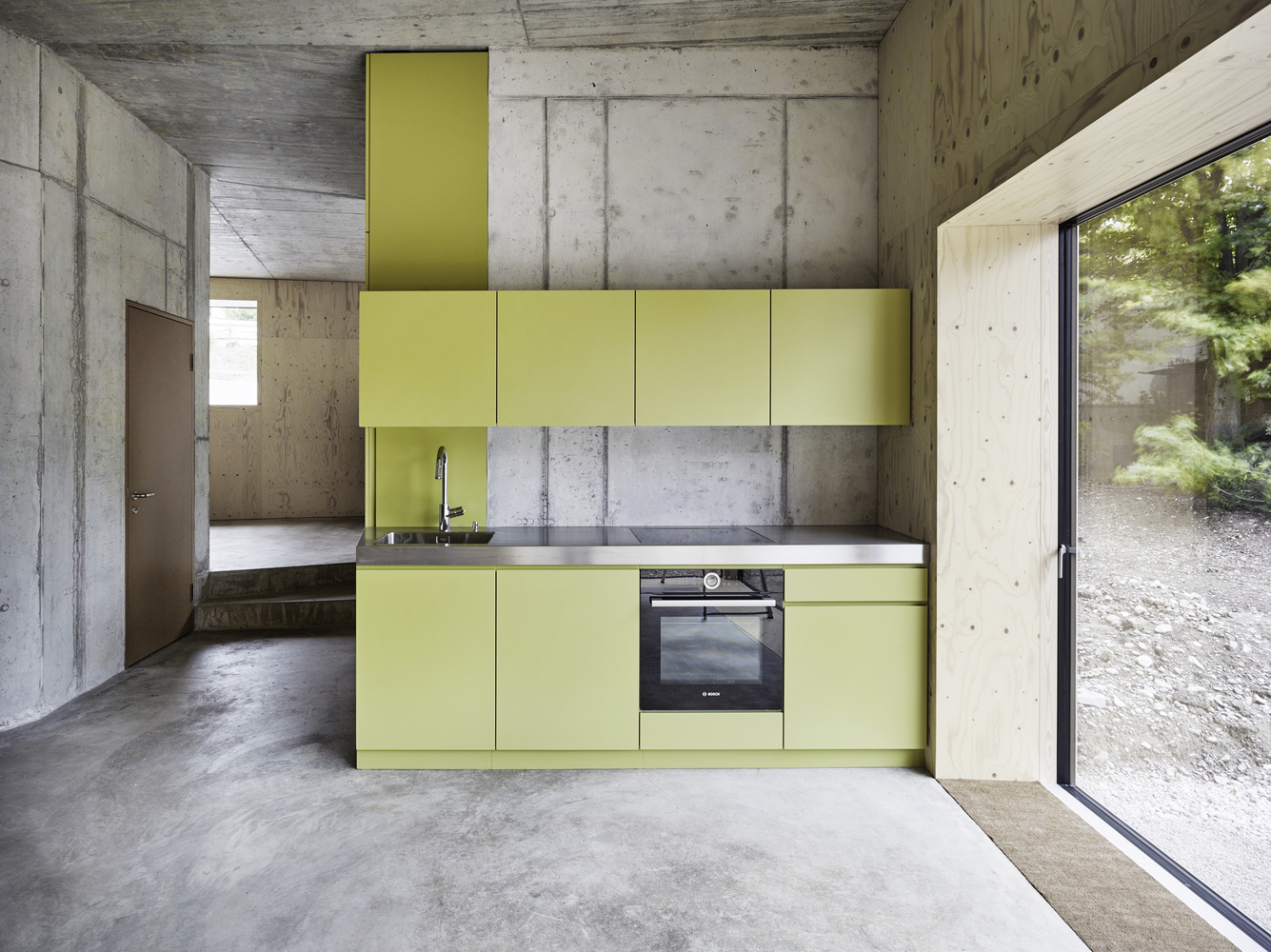 和谐雕塑般的瑞士住宅设计-16