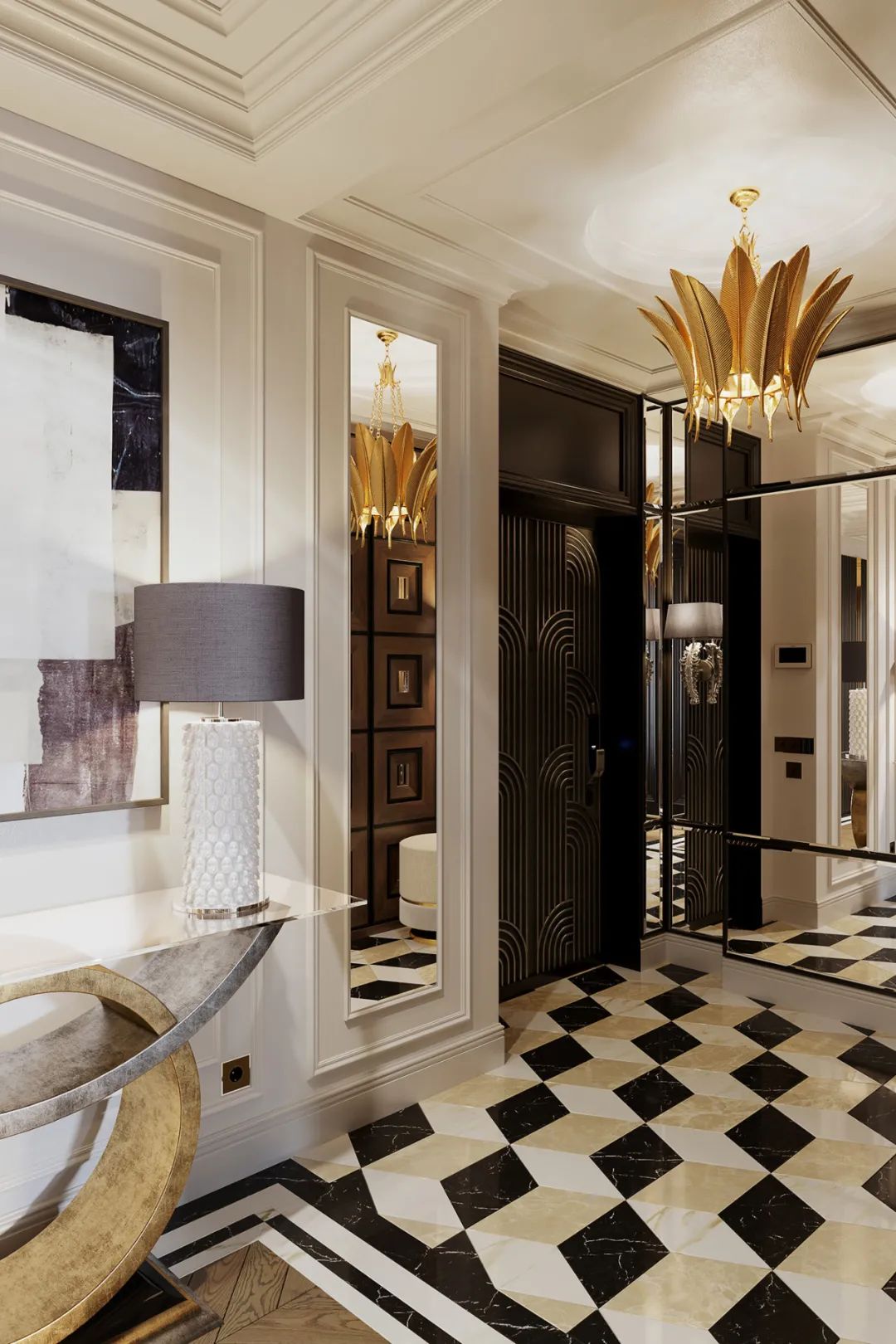 俄罗斯莫斯科 192·4㎡私人豪宅设计丨Julia Design-47