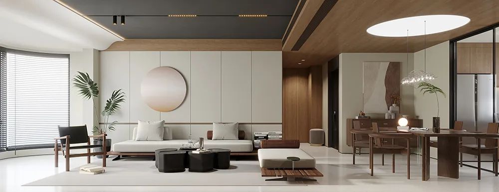 中森家园 145㎡现代简约风设计丨峰上名宅装饰设计-13