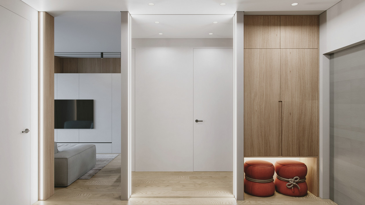 45㎡简约风小空间住宅设计-2