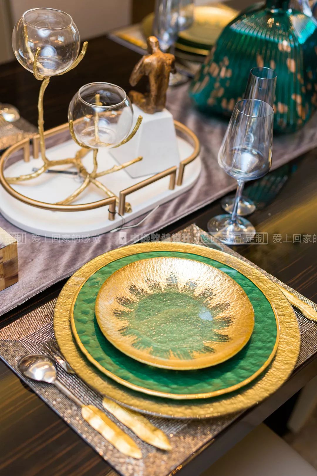 【申远软装百套实景案例】大宁金茂府 195㎡ 现代轻奢-16