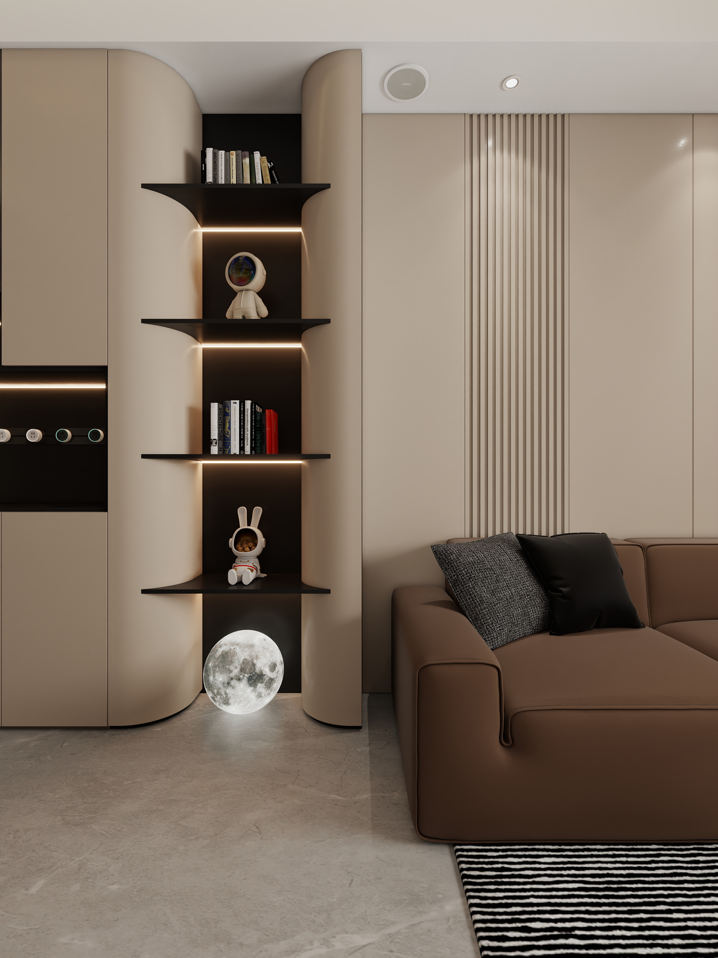 四川岳池御龙湾（214平方意式极简六居室）-2