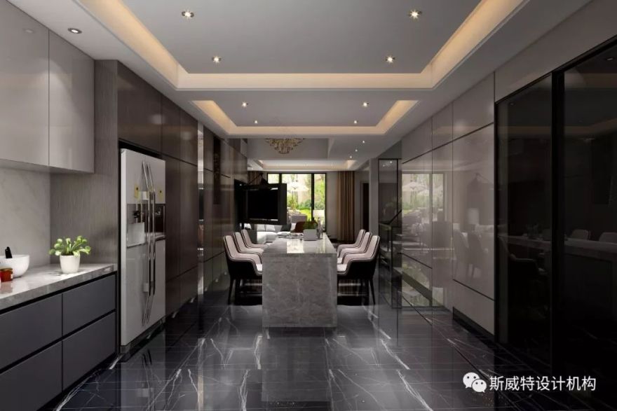 现代简约风格下的龙湖香醍别墅设计-45
