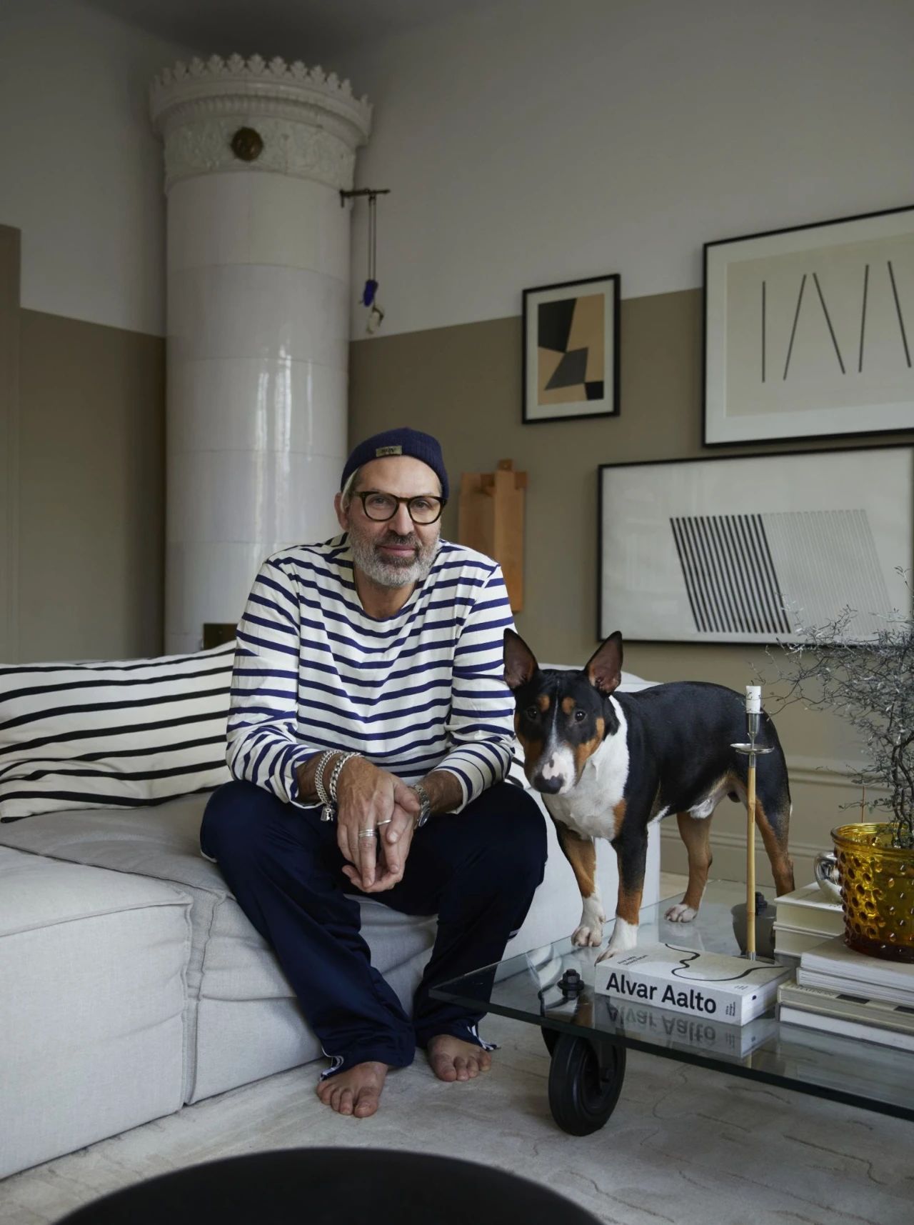 瑞典艺术家的 60 平米自然系公寓丨瑞典斯德哥尔摩丨屋主亲自设计-1