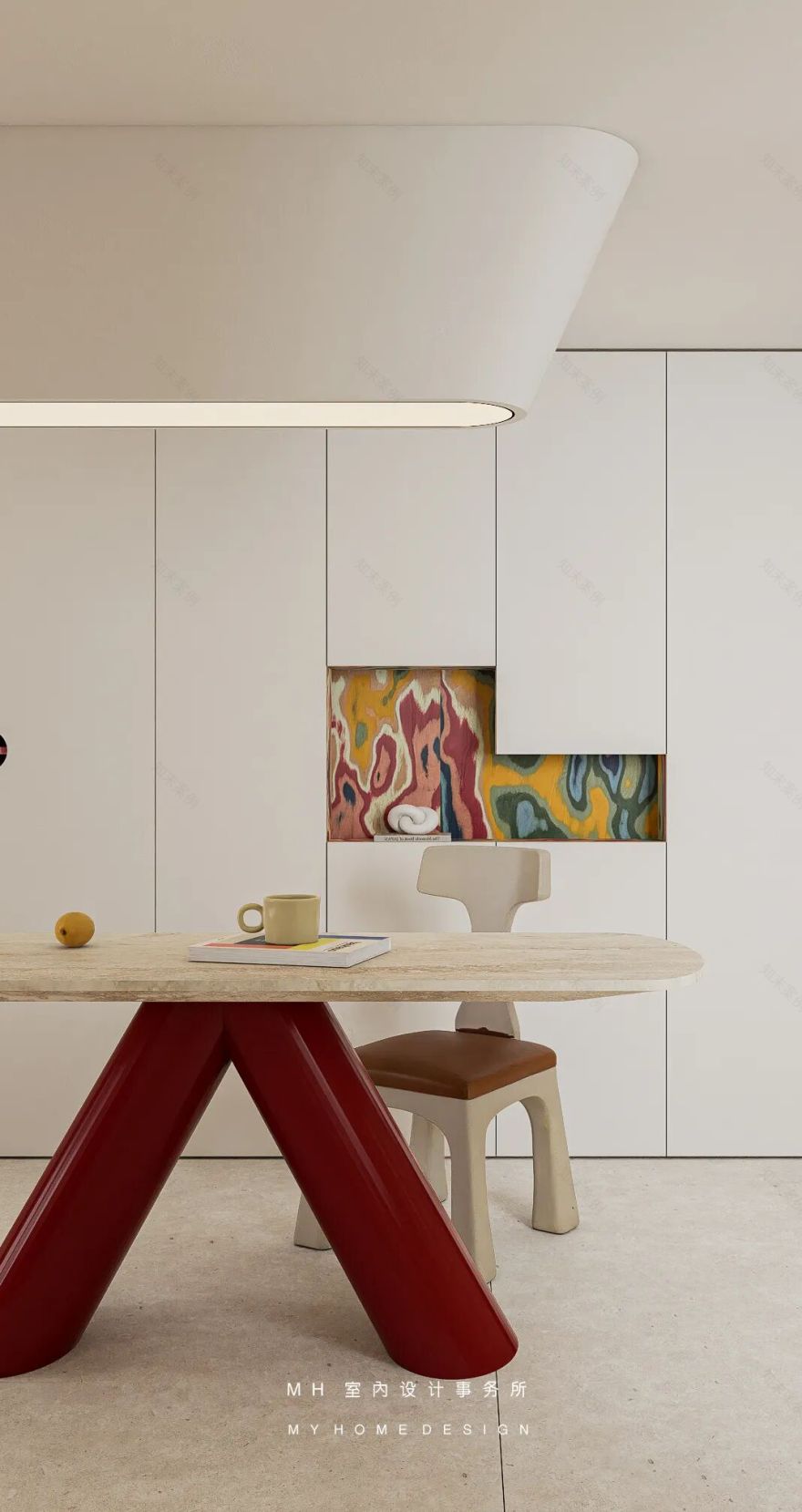 【首发】MH设计新作:渲染·多彩空间▏极致表达内心生活渴望-25