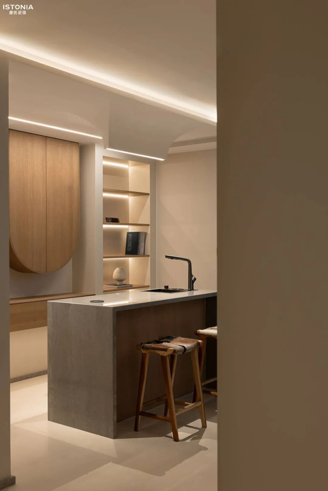 ISTONIA|现代风木质美学构筑的雅致空间-38