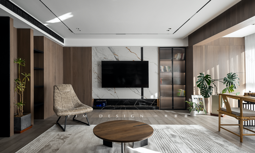 素简空间 · 现代设计中的温暖木饰与优雅艺术丨YIM DESIGN-12