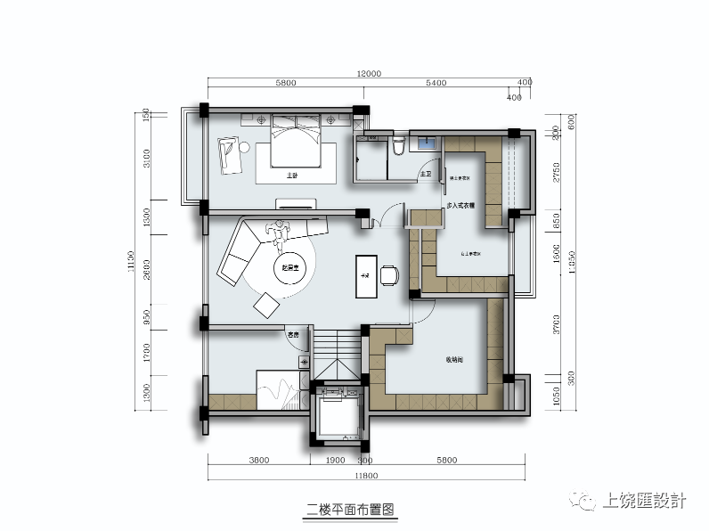 三代同堂的温馨复式空间丨木羊空间设计-54