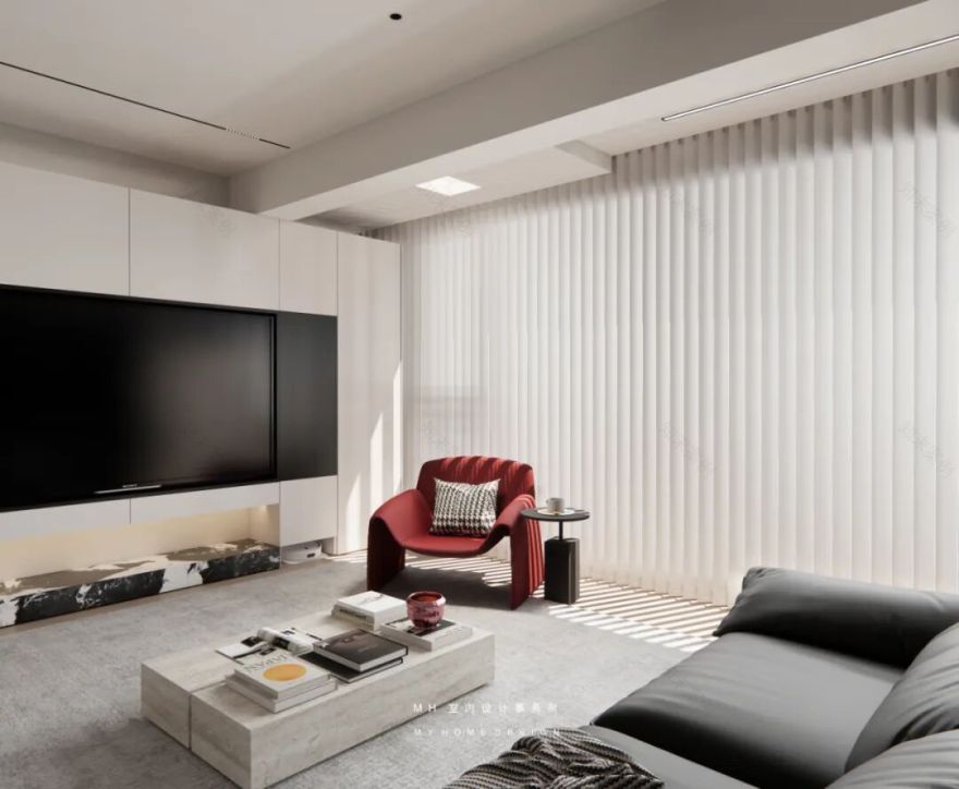 【首发】MH设计新作:低奢·艺术居所▏用心雕琢寻一处精致之家-21