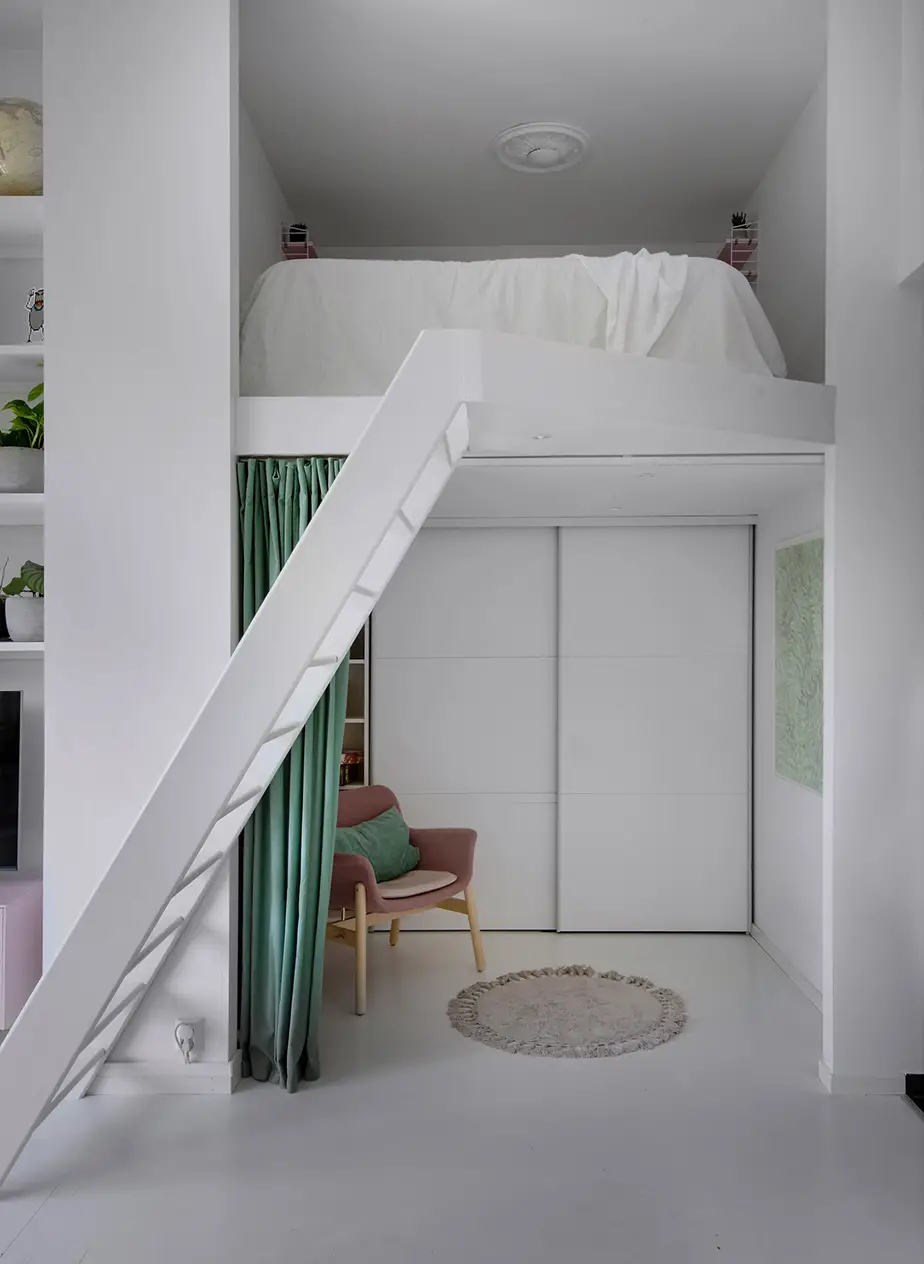 48m2 小空间打造 Scandinave 风格精致公寓-8