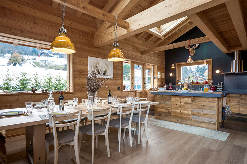 法式阿尔卑斯山现代红 ski  Chalet-7