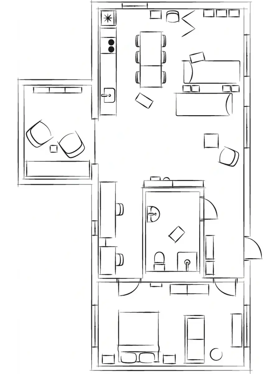 IKEA 打造色彩斑斓的兄妹共享公寓-16