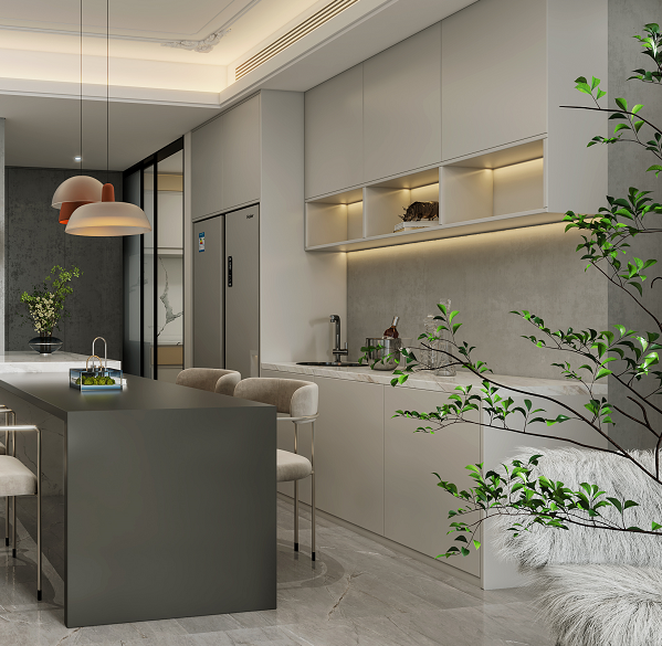 89㎡简约风装修，情迷莫兰迪，初秋治愈系家居-18