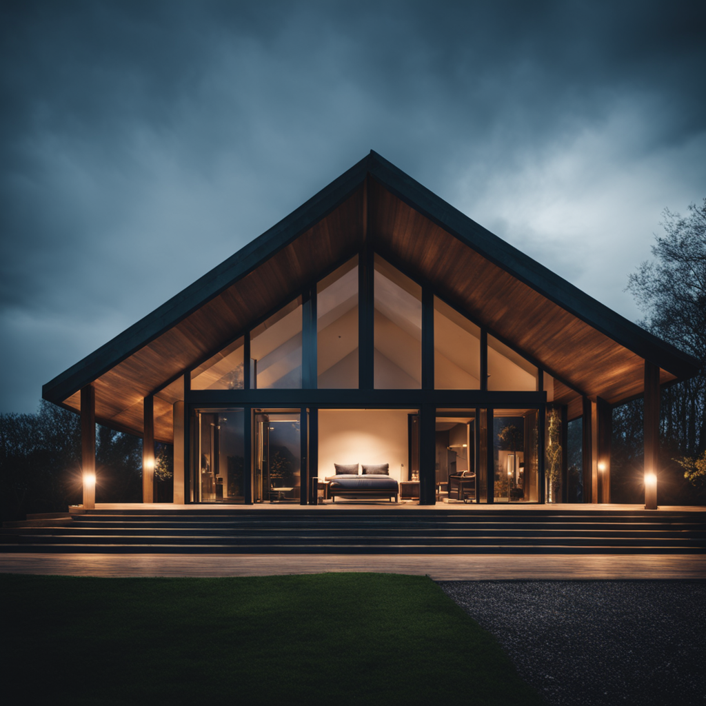 玻璃和钢结构房屋-11