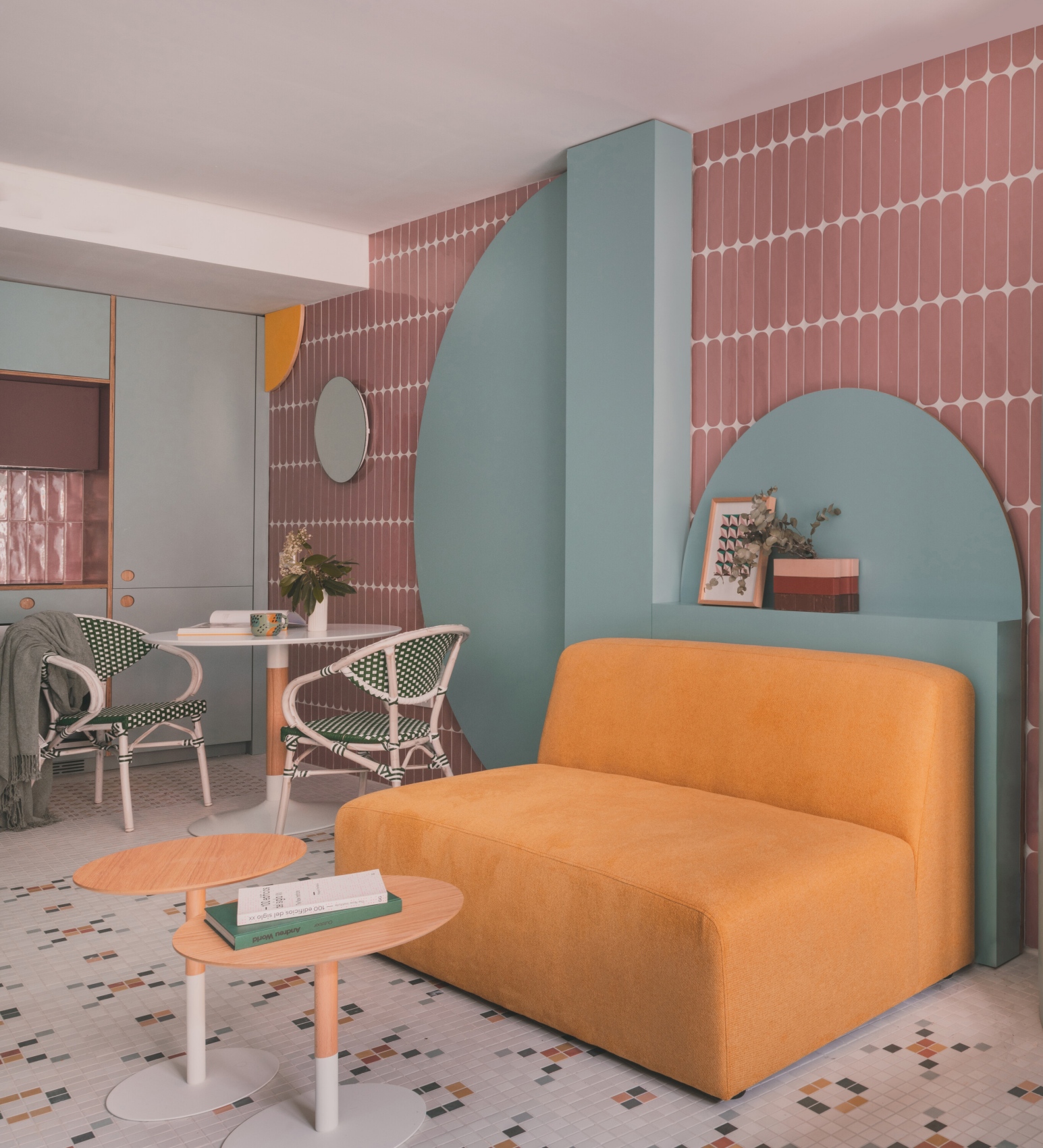 马德里50平米彩色独特公寓丨西班牙马德里丨OOIIO Architecture-22