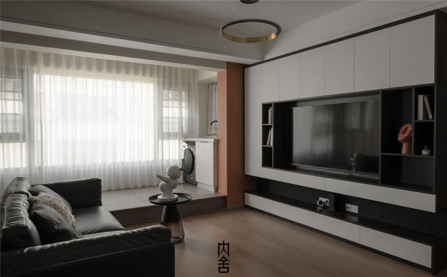 黑白灰简约住宅丨内舍软装陈书萧-12