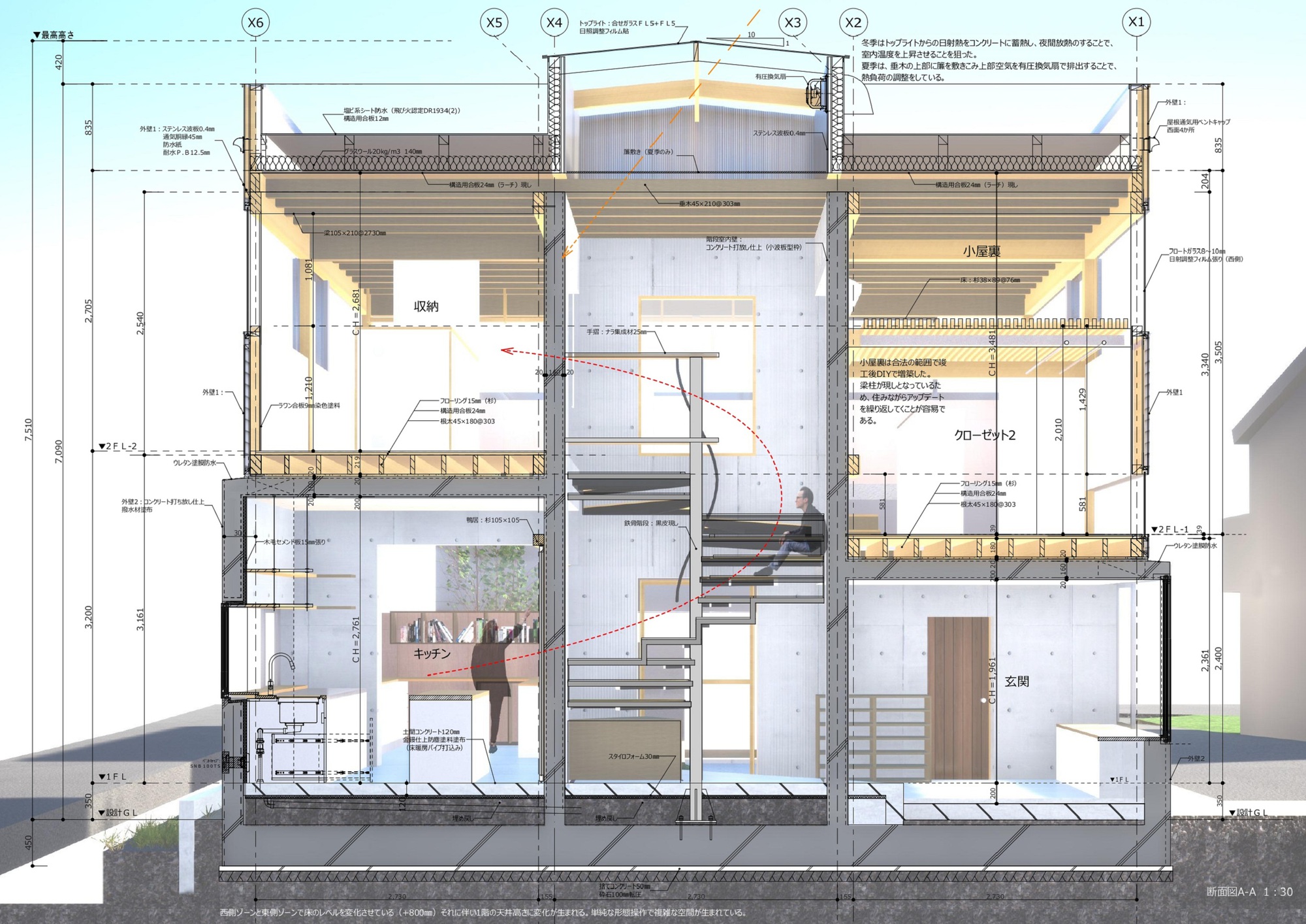 下小青島的一座房子丨日本丨Mizuno Architects-17