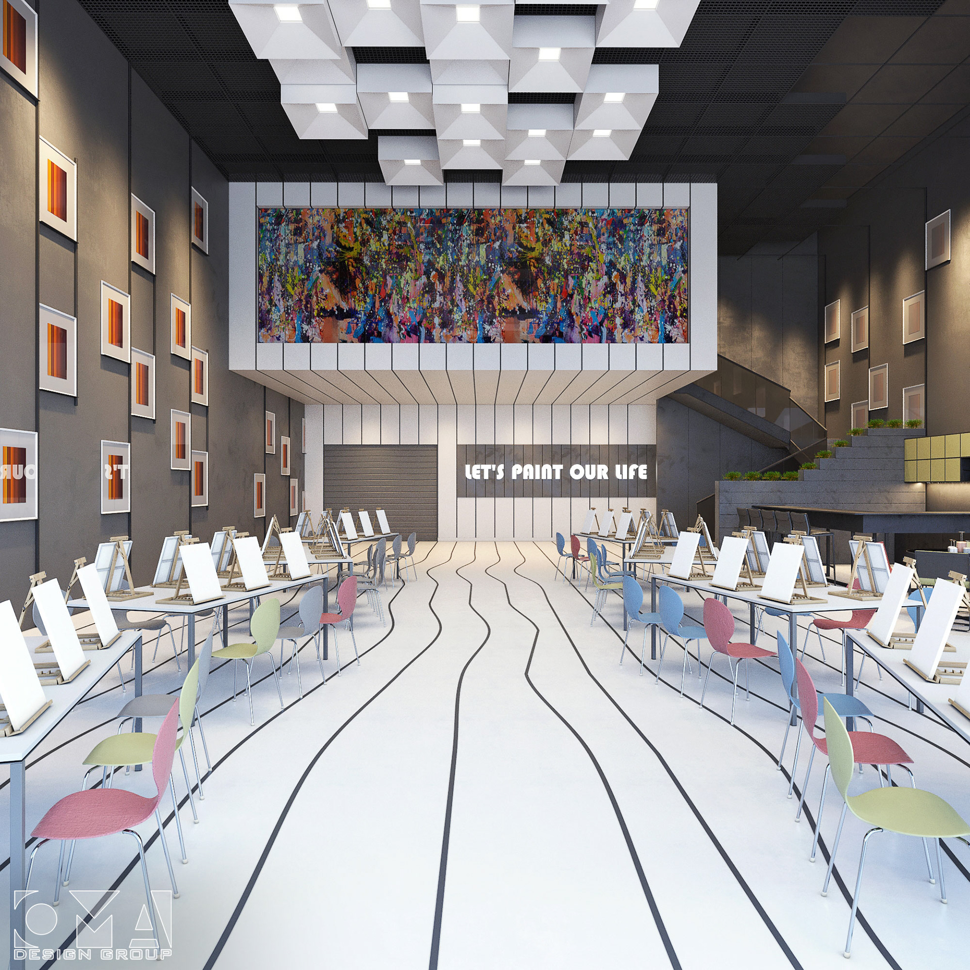 艺术中心室内外设计丨沙特阿拉伯丨KSA-4