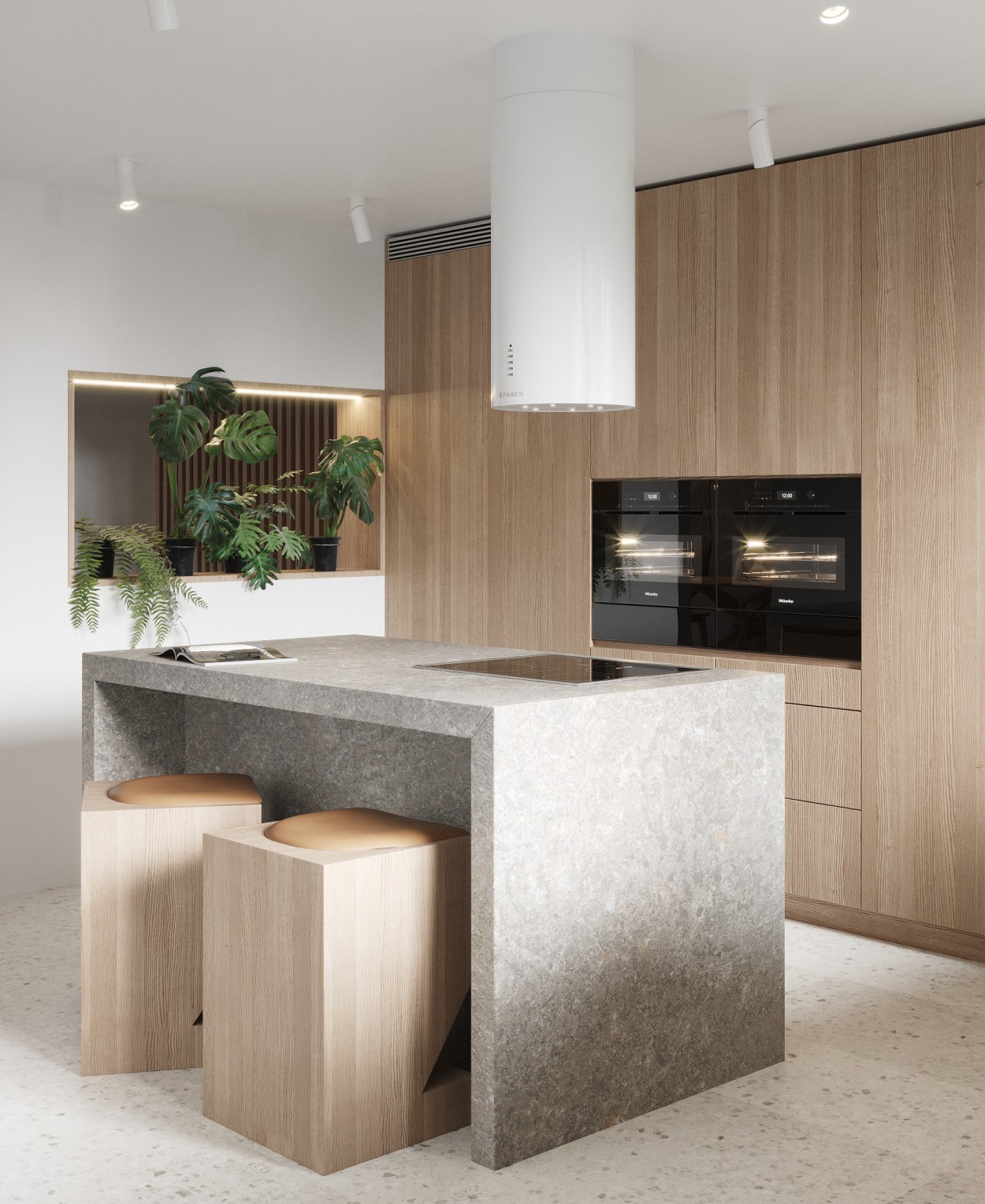 白色系现代极简风公寓-15