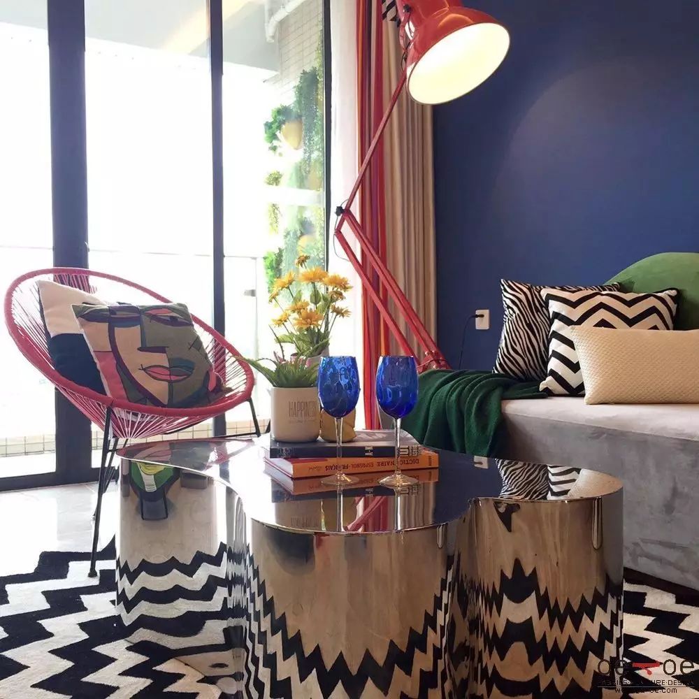 新福港样板房--彩色波普风格-5