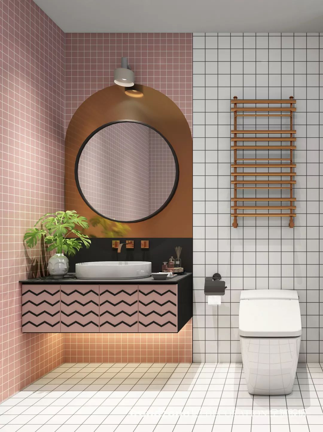 全品装饰 | 郑州华侨城 X 莫兰迪色，抽象与现实的正确打开方式-42