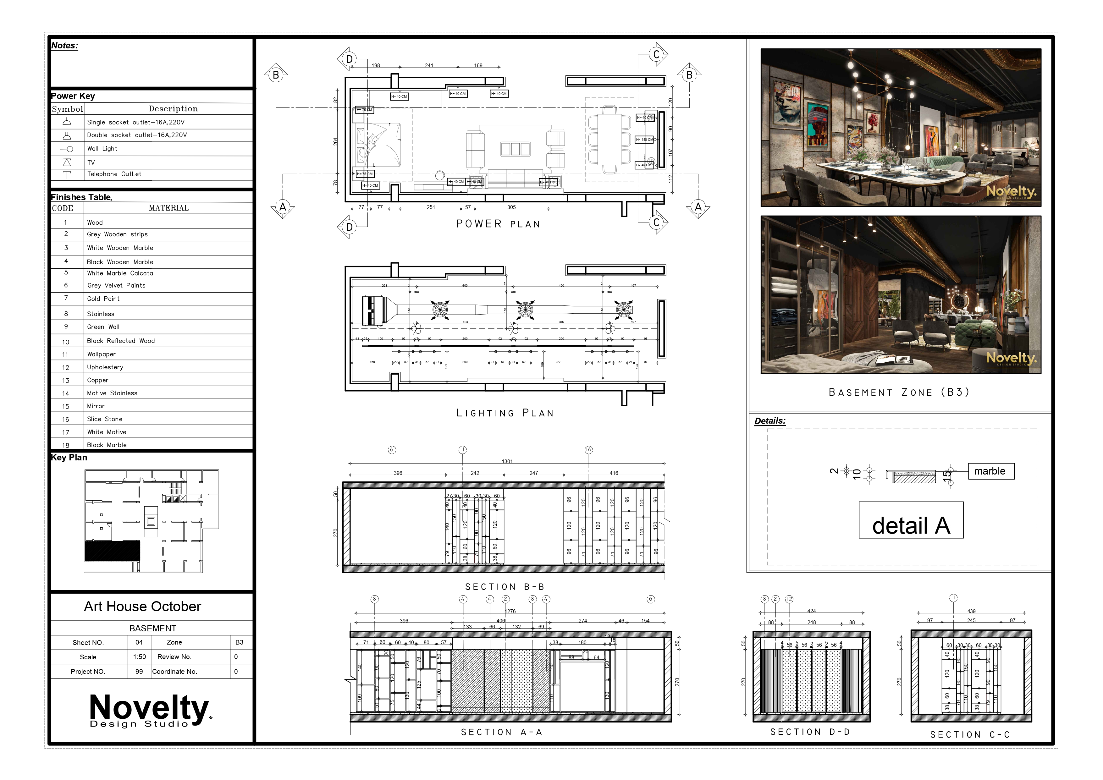 ART HOUSE showroom working drawings-5