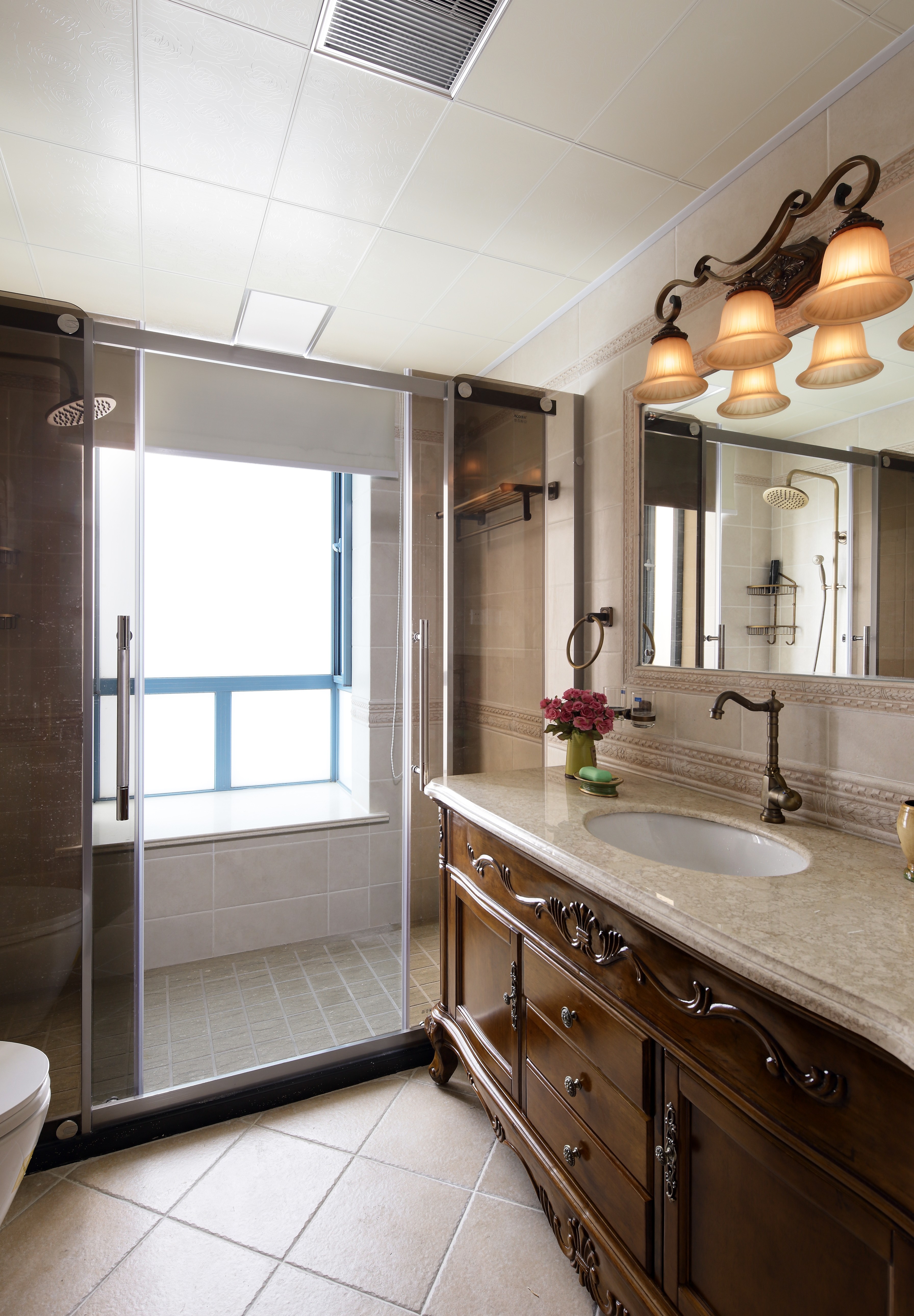 168㎡美式经典老房改造丨木澜-18