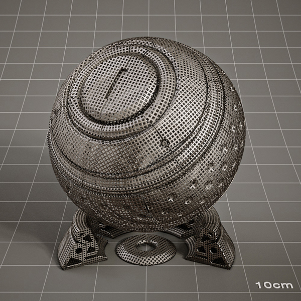 Redshift 材质库 C4D  金属包-19